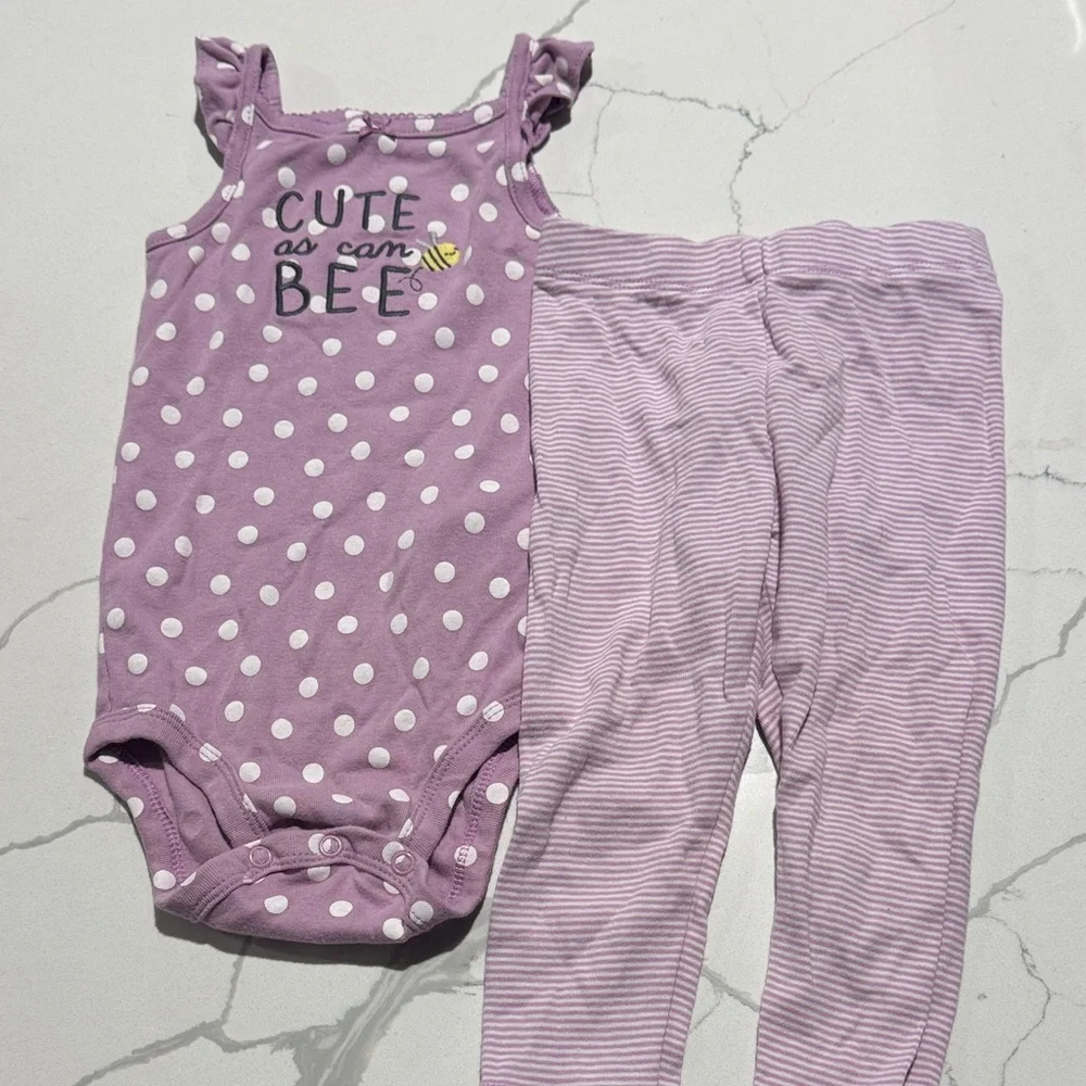 Carters Girls Baby Toddler Outfit 18M
